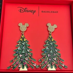 Baublebar X Disney Mickey Christmas Tree Earrings